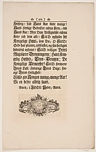 Vignet til Frederik IV's Salvingsakt by Odvardt Helmoldt de Lode