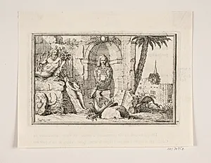 Vignet til Frederik Lodvig Norden, "Voyage d'Egypte et de Nubie", København 1755