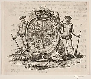 Vignet til Frederik V's Søkrigsartikelsbrev by Odvardt Helmoldt de Lode