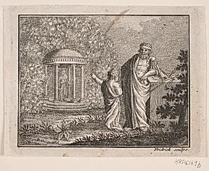Vignet til H. Niemeyer "Bibelske Charakteristik" by Johann Gottlieb Friedrich