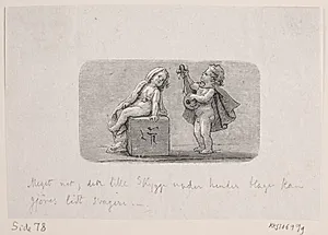 Vignet til "Løftet" by Waldemar Bøhme