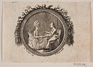 Vignet til Samuel Richardson "Sir Carl Grandisons Historie"