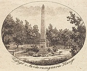 Vignet. Udsigt i Sanderumgaards Hauge by J.F. Clemens