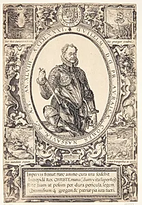Vilhelm af Oranien by Hendrick Goltzius