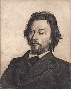 Vilhelm Hammershøj by Peter Ilsted