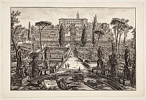 Villa d'Este, Tivoli by Giovanni Battista Piranesi