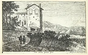 Villa udenfor Porta Pia by Herman van Swanevelt