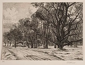 Vinter i skoven by Vilhelm Kyhn