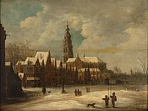 Vinterdag i Breda by Frans de Momper
