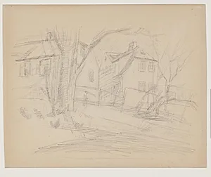 Vinterdag i Lyngby by Albert Gottschalk
