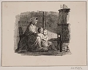 Vinteren by Adolph Kittendorff