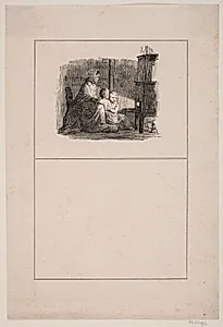 Vinteren by Adolph Kittendorff