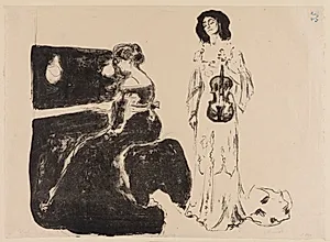 Violinkoncert by Edvard Munch
