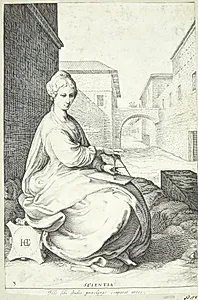Visdom (Scientia) by Jan Saenredam