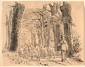Vogterdrengen by Johan Thomas Lundbye