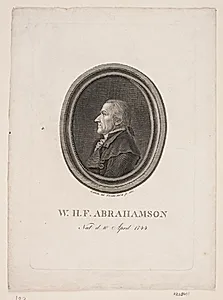 W.H.F. Abrahamson by Gerhard Ludvig Lahde