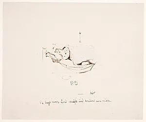 "Weg der Befleckung" - "Sie liegt noch und schäft und traümt von mich" by Max Klinger