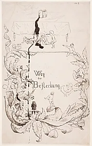 "Weg der Befleckung" . Titelblad by Max Klinger