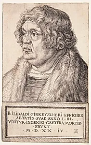 Willibald Pirckheimer, 1470-1530 by Albrecht Dürer