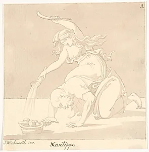 "Xantippe" by Johannes Wiedewelt