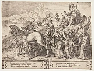 Ydmyghedens triumf by Cornelis Cort