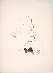 Yvette Guilbert by Henri de Toulouse-Lautrec