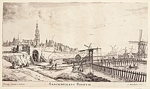 Zaagmolen-porten i Amsterdam by Reinier Zeeman