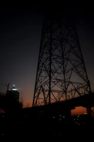Transmission Tower at Dusk, Noida
