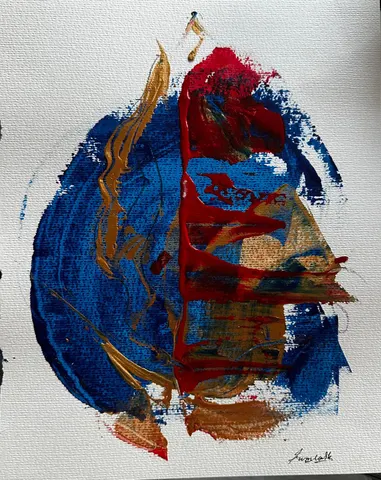 Crimson Within Blue