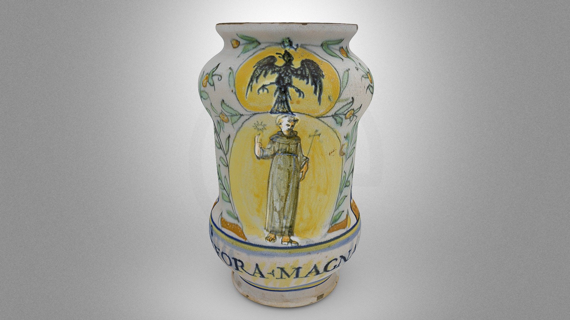 Albarello for the Tryphera magna preserve