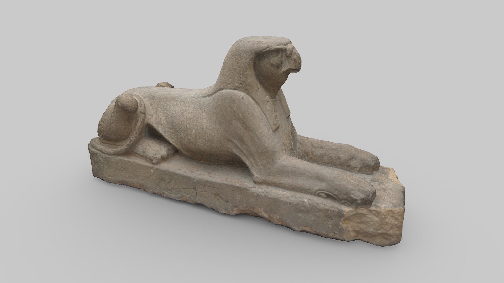 Sandstone Sphinx Statue