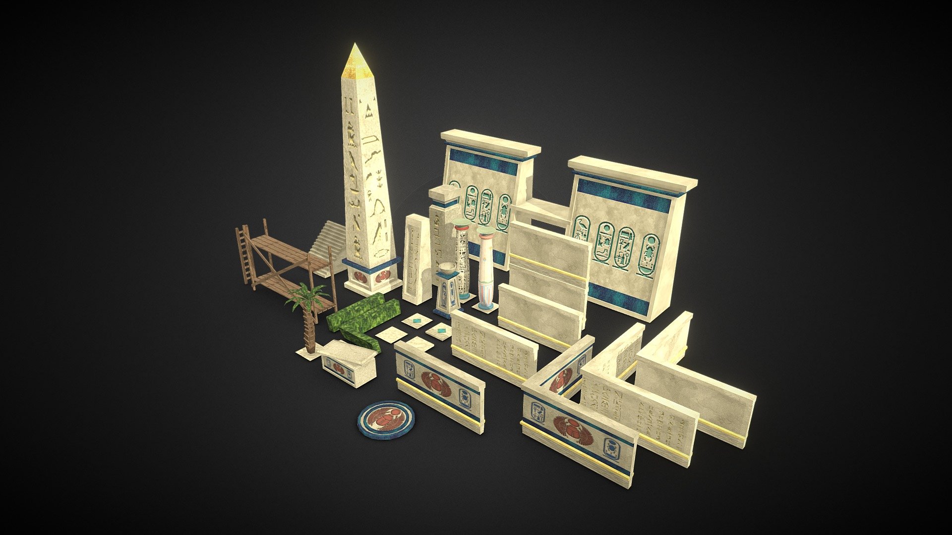 Egyptian tomb asset pack