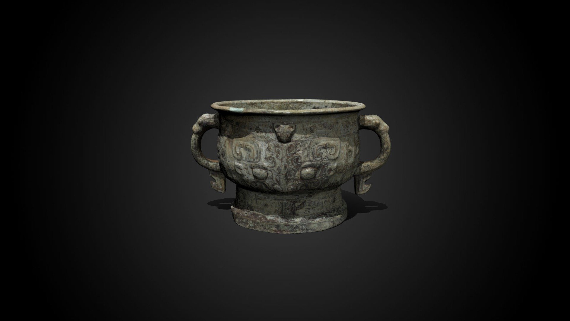 Bronze gui food vessel, 11th-10th C BCE