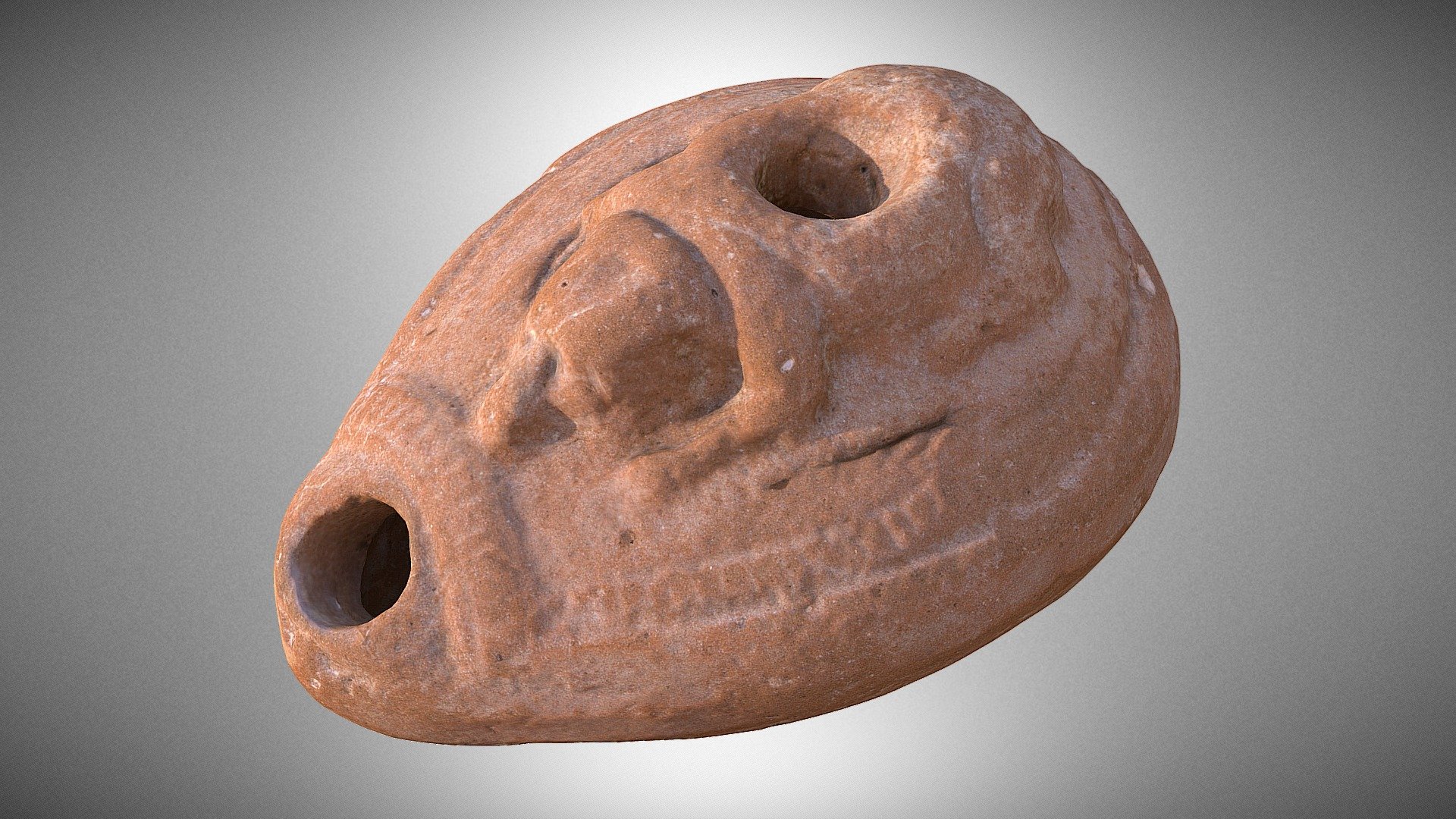 Oil lamp, frog type