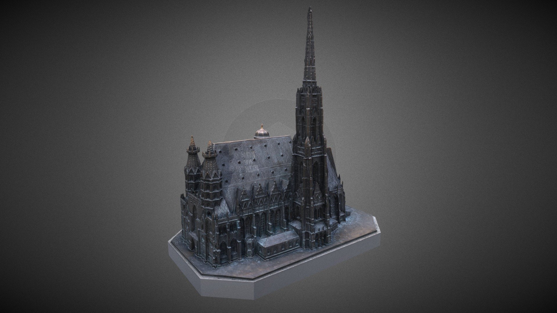 Maqueta de la Catedral de St. Stephan de Viena
