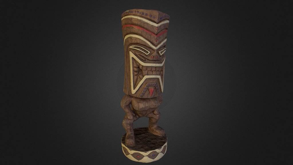 Hawaiian Tiki 3dscan