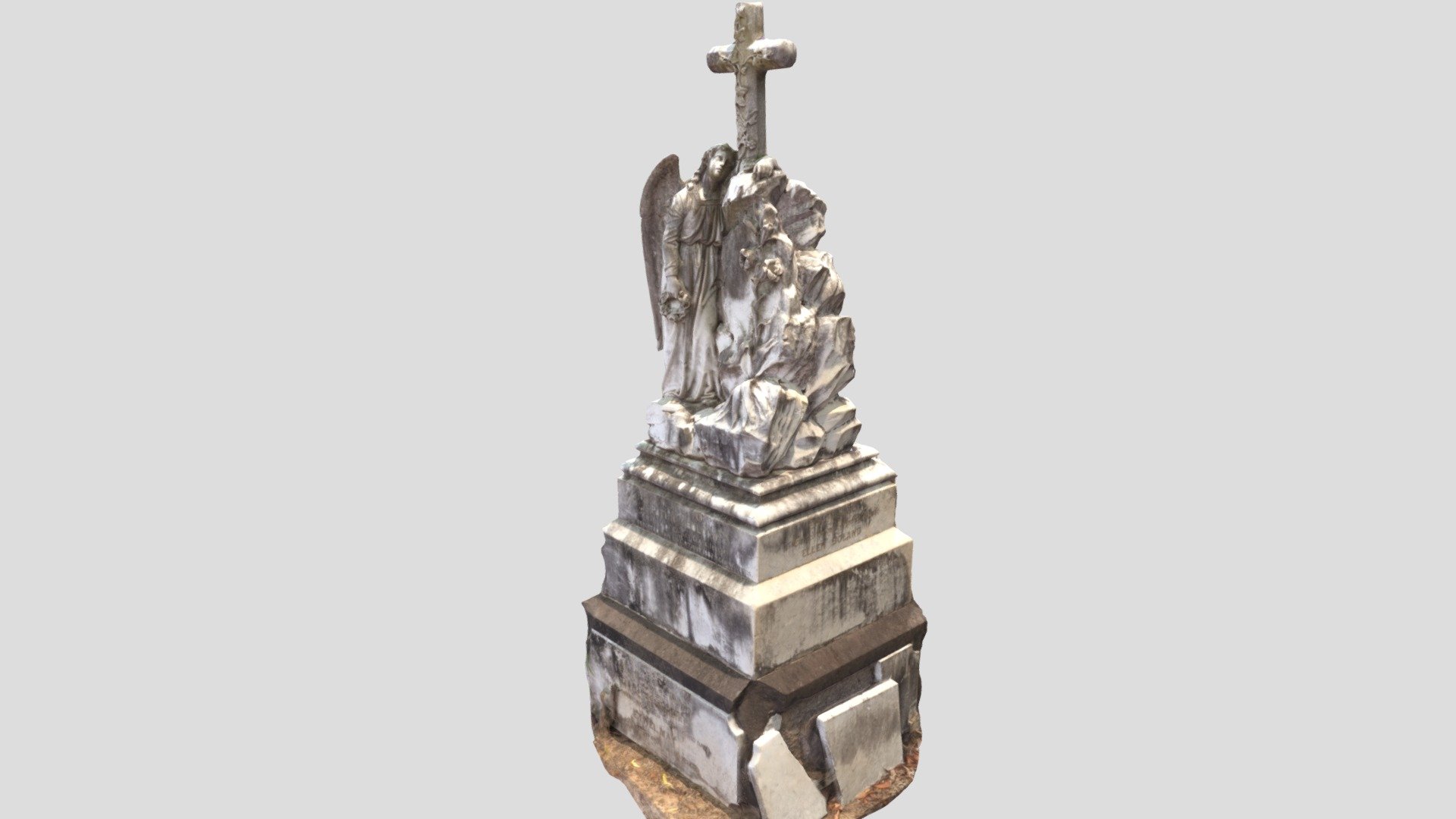 Carved memorial  - Rookwood Cemetery  Sydney.