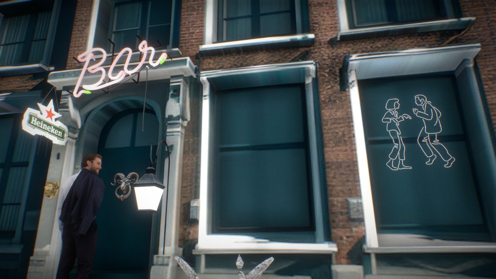 Amsterdam Bar in a Canal house