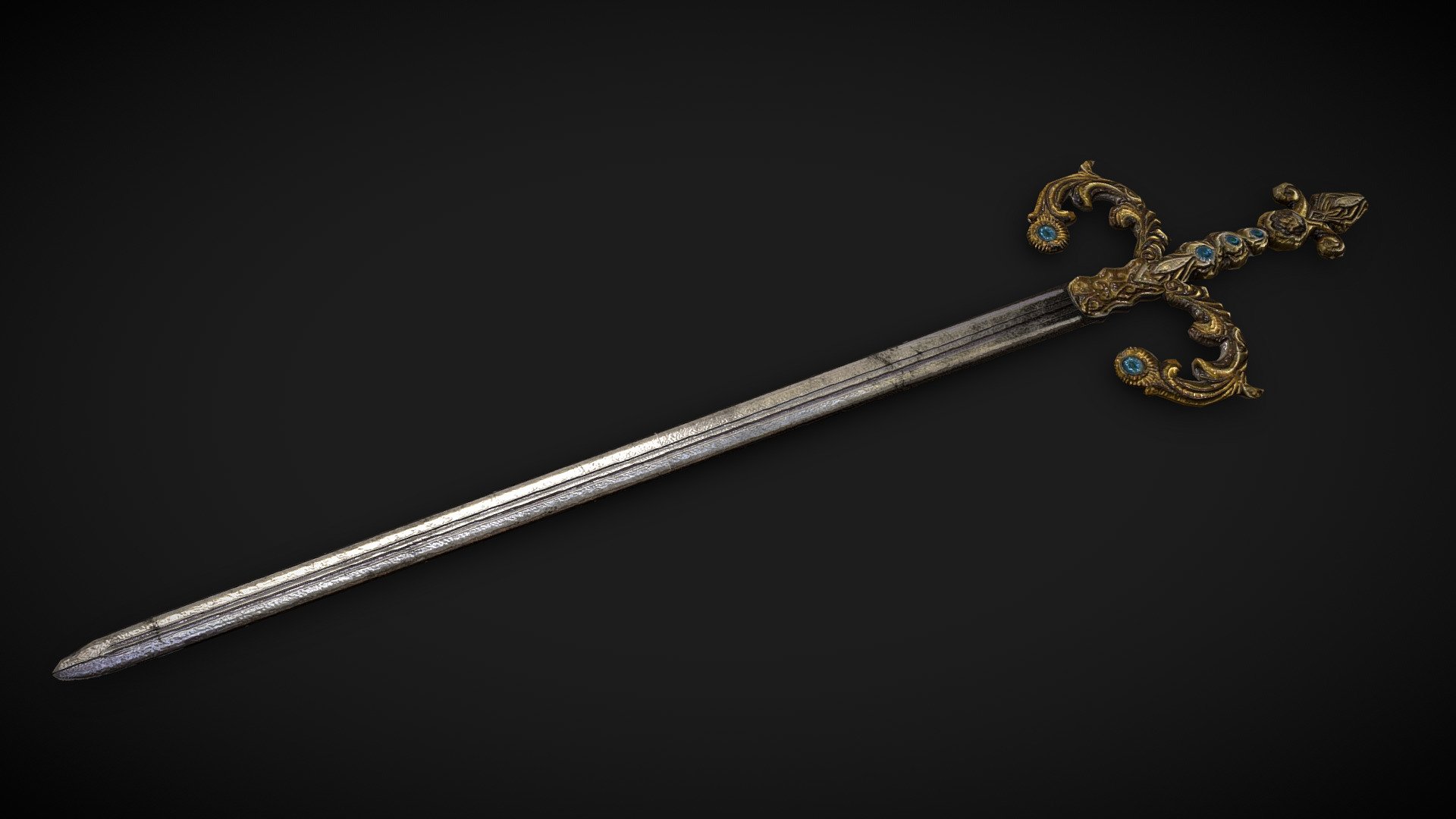 Gilded Shortsword