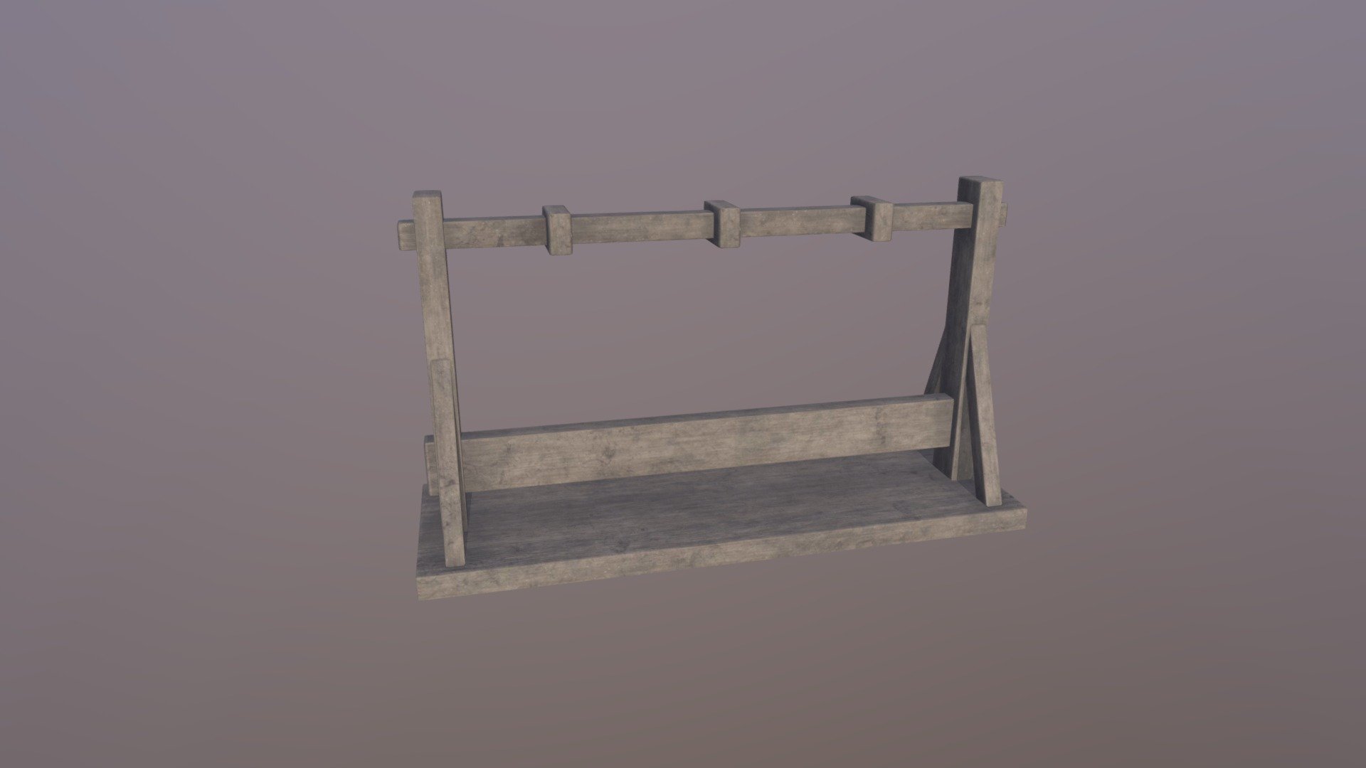 Medieval weapon rack 2