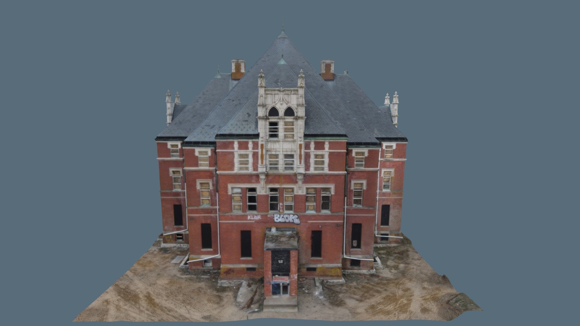 Abandoned Hospital Administration Building