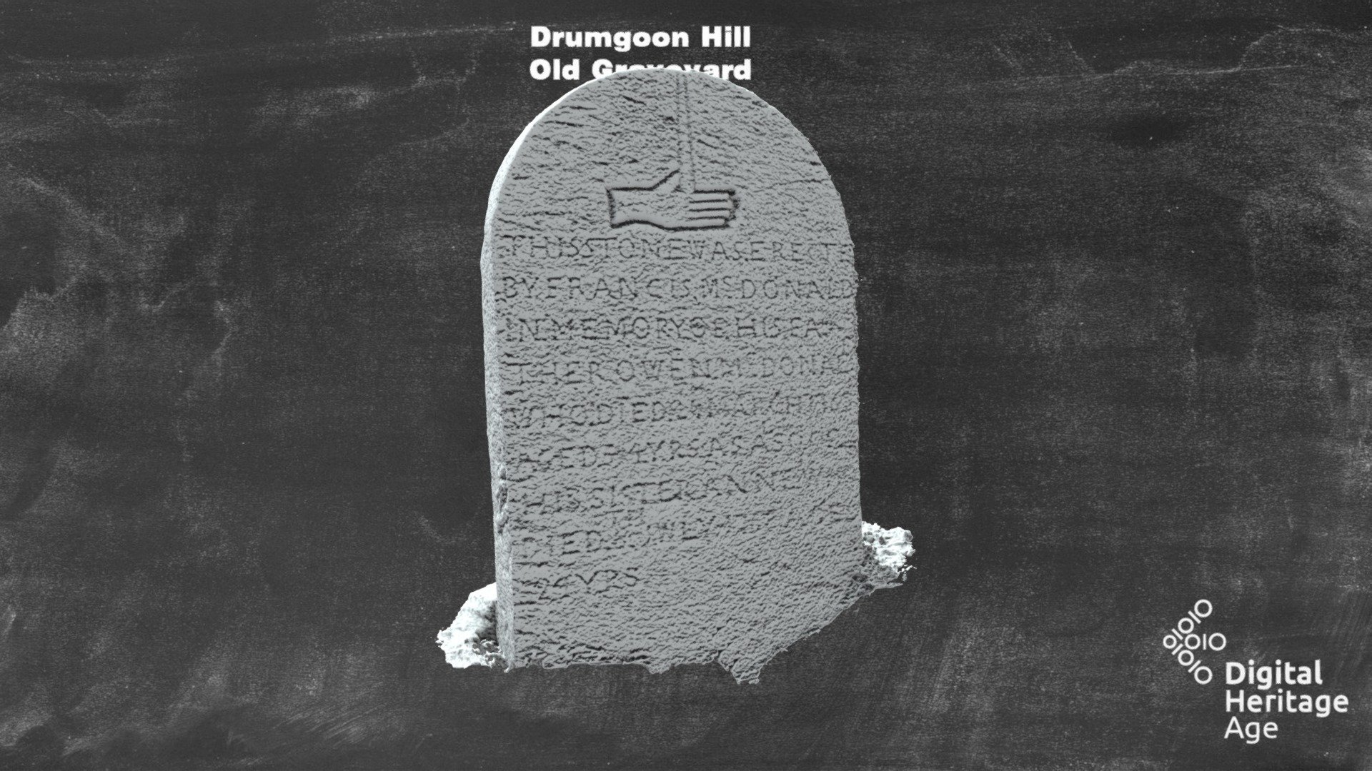 Drumgoon Hill - Old Graveyard Headstone 583