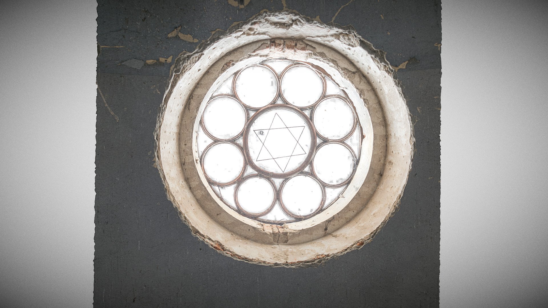 Zatec Synagogue rosette window