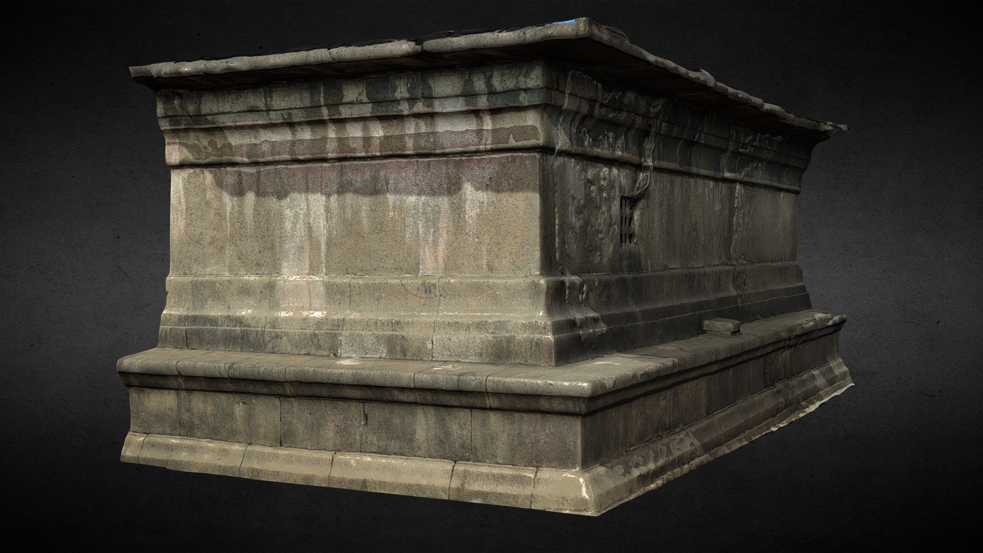 Indian Temple Walls Section Photoscan