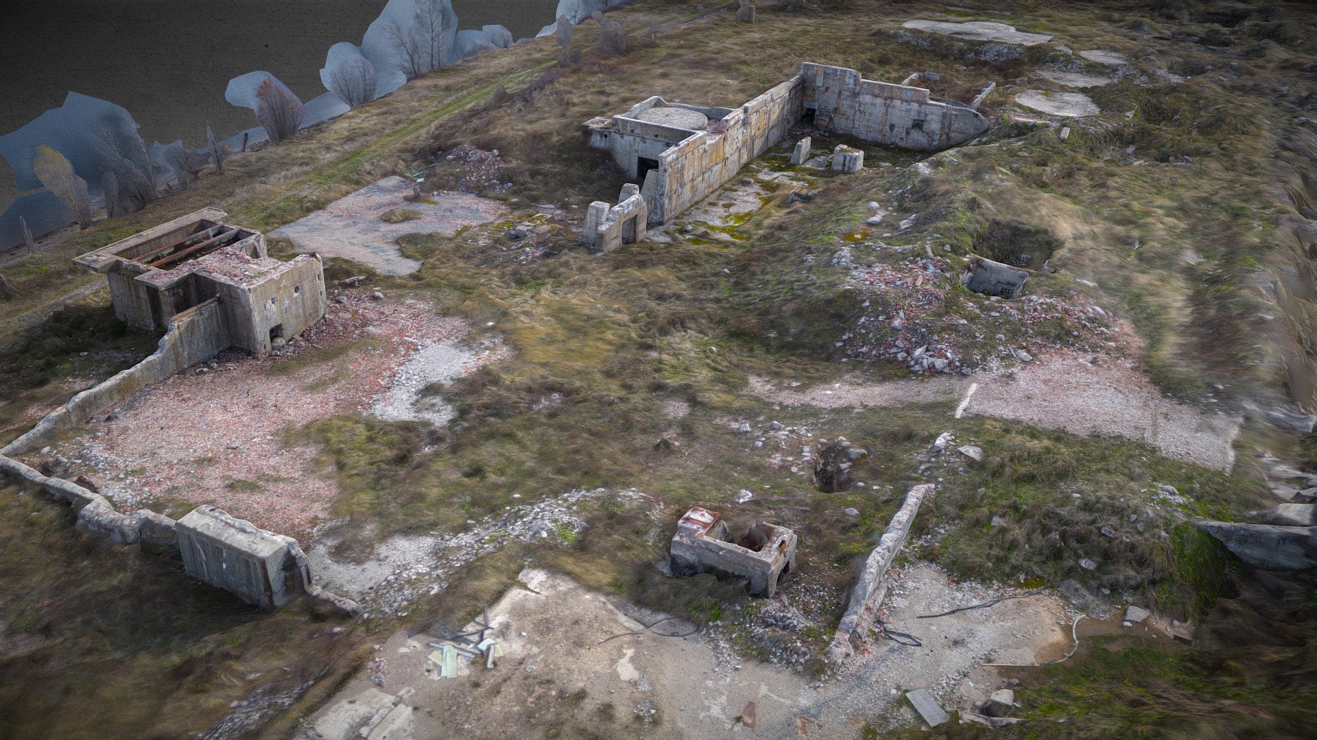 Abandoned Papermill Land Lot Photogrammetry