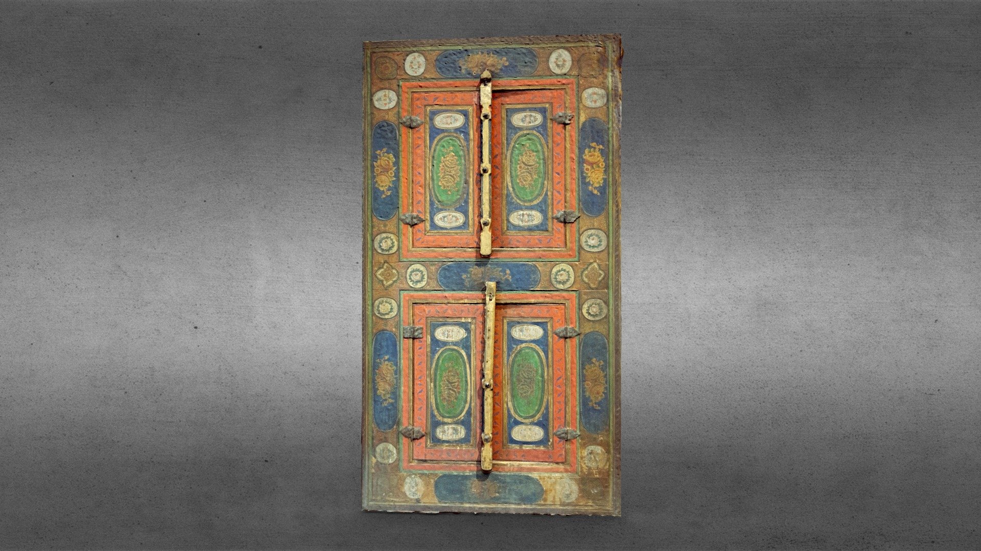 Colorful Qajar Era window (Hagmatana museum)