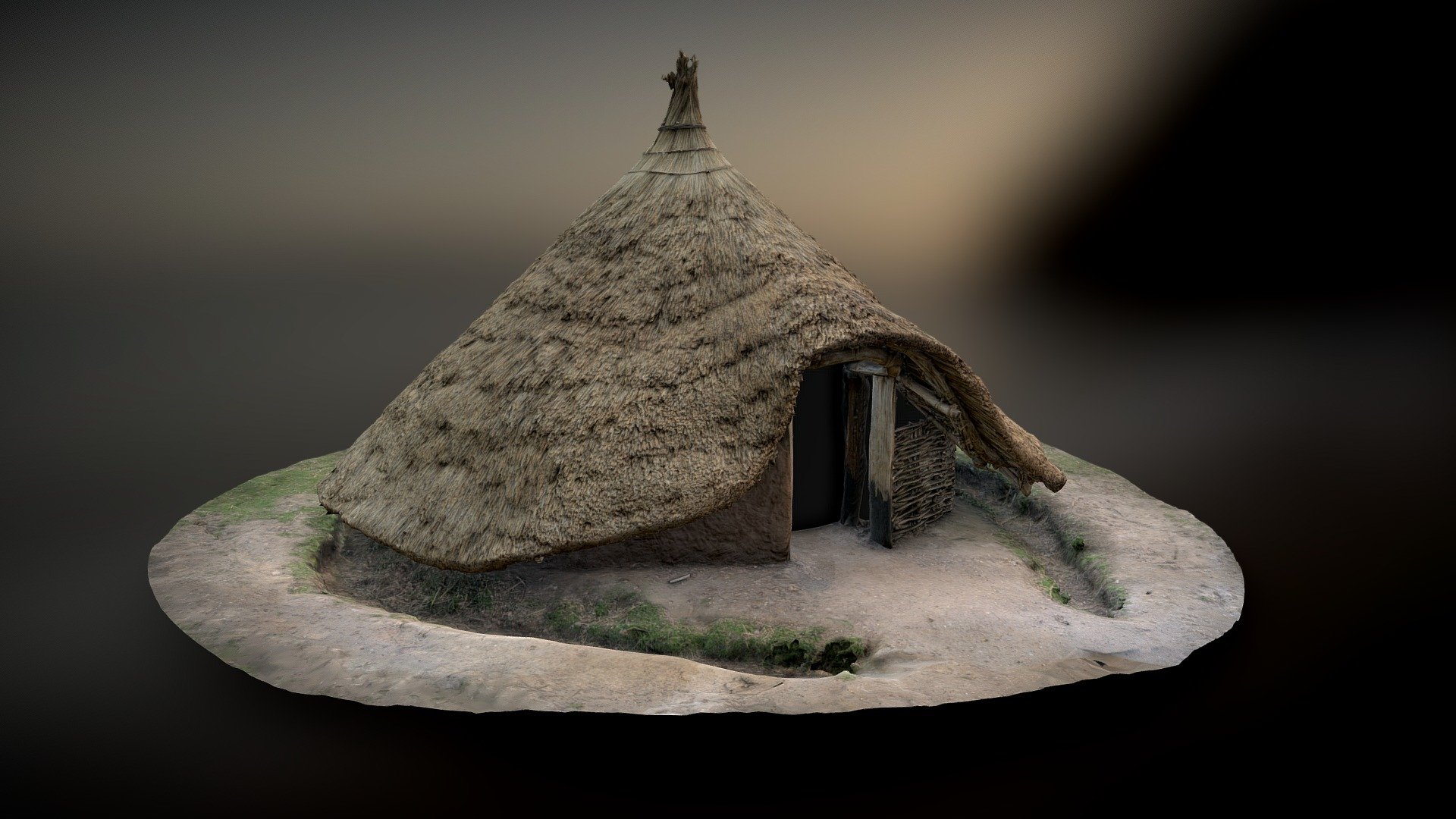 Iron Age Roundhouse Reconstruction - April 2024