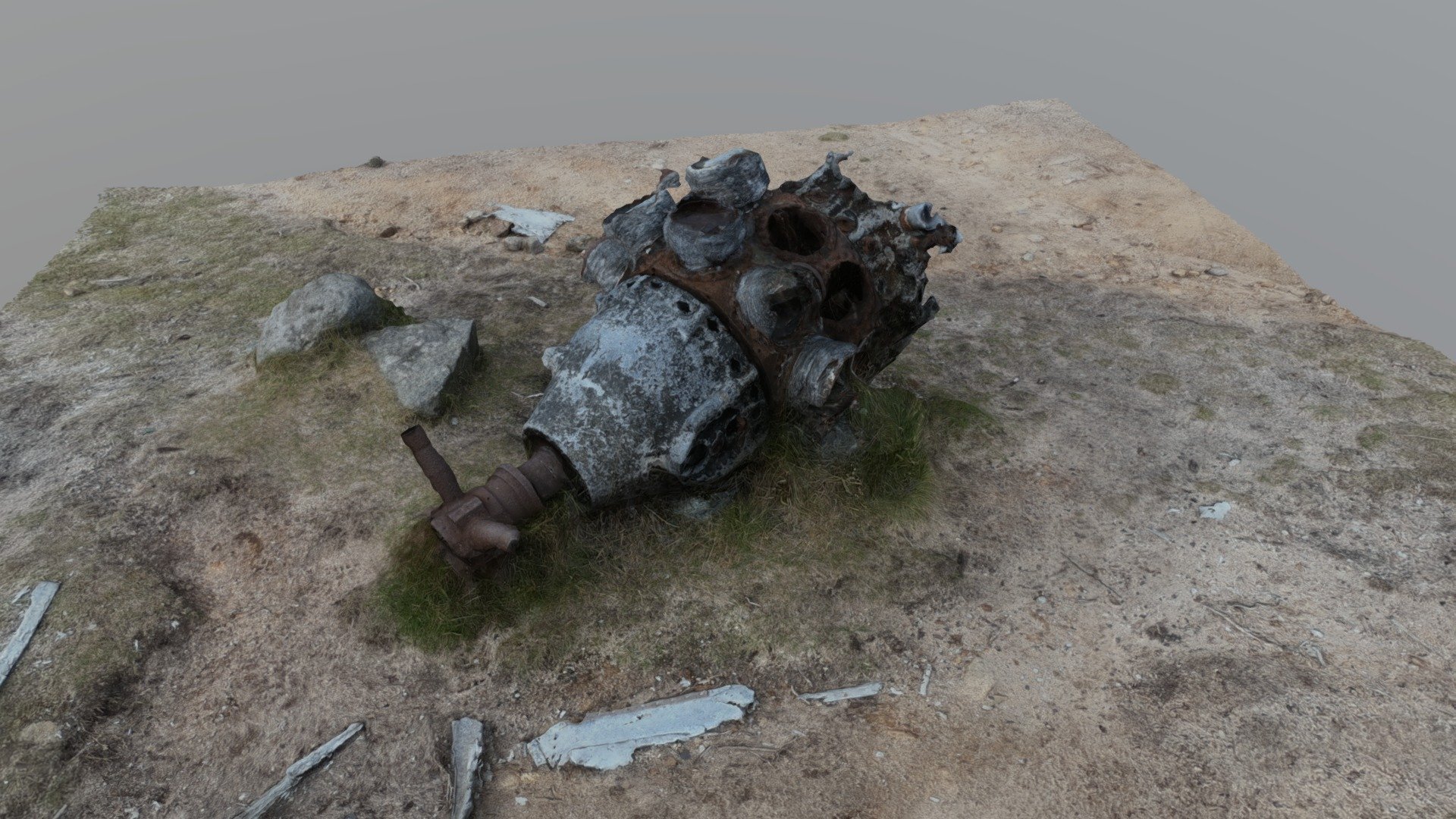 B-29 Over Exposed Engine 2