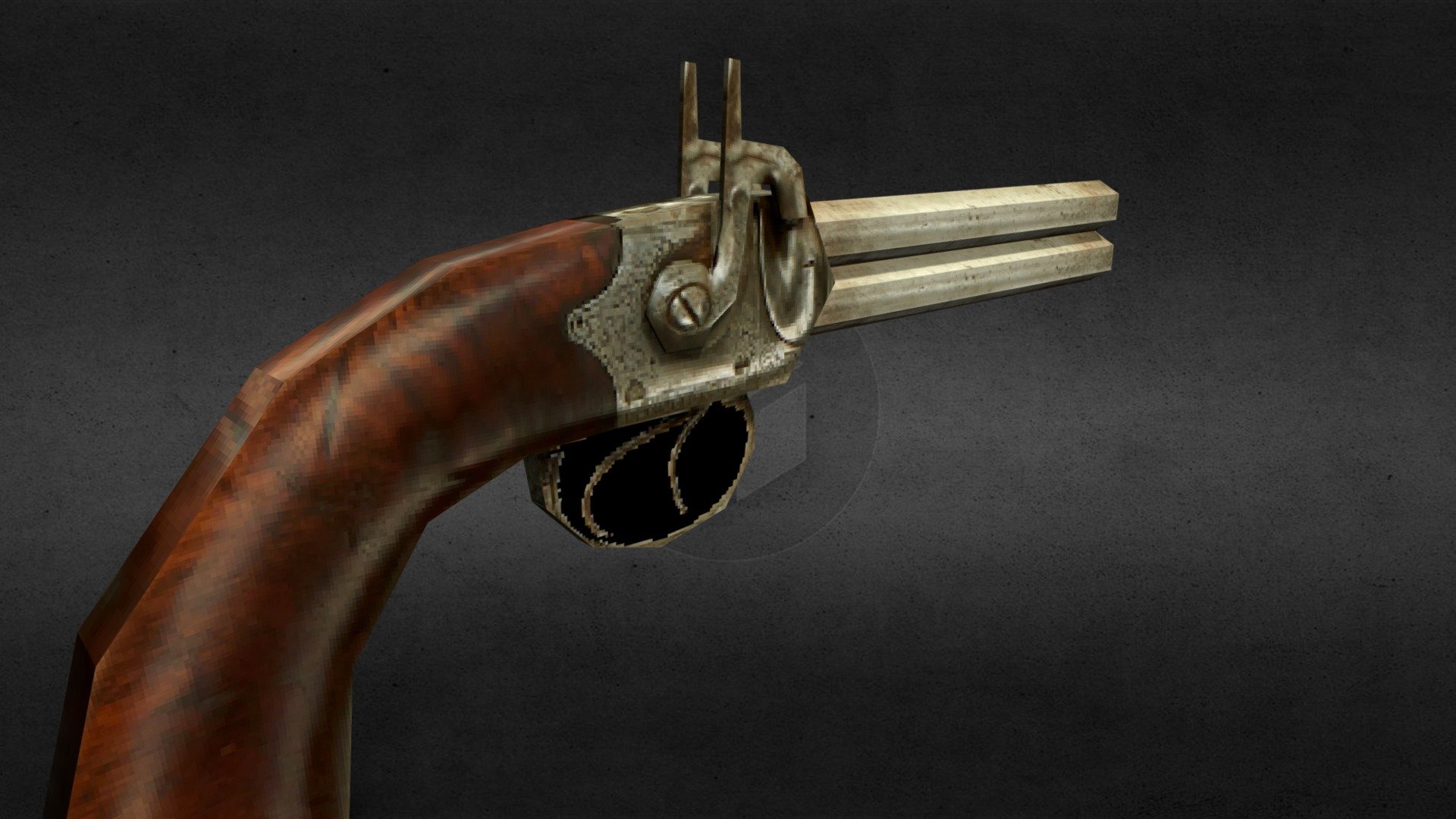 Ps1 - Howdah Percussion Pistol