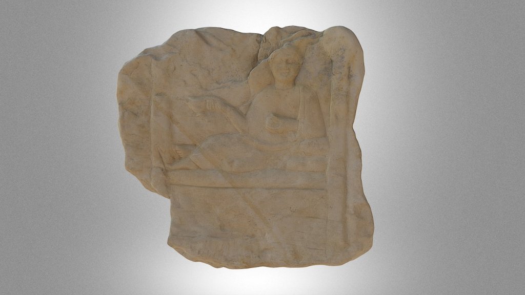 Stela of man from Kom Abou Billou